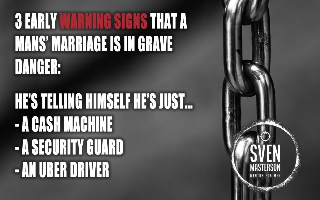 Three warning signs that a marriage is in imminent danger